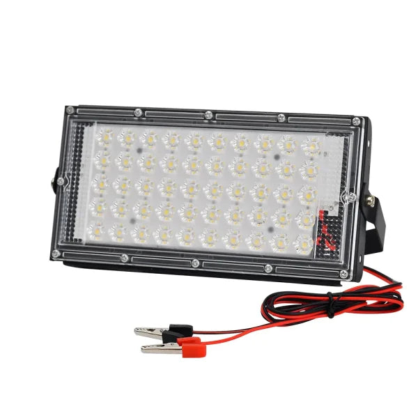 50 Watts Led Outdoor Flood Light Electric Clip Dc 12v Battery Operated