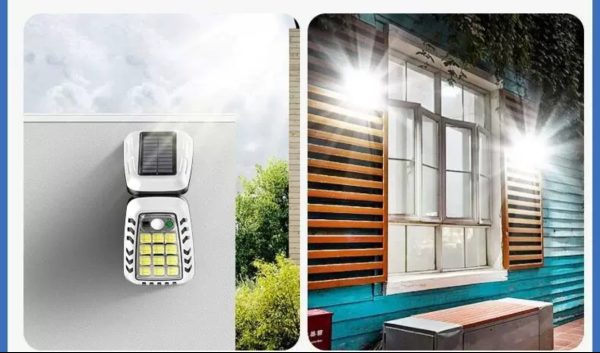 Waterproof Solar Induction Wall Lamp | Outdoor Night Light